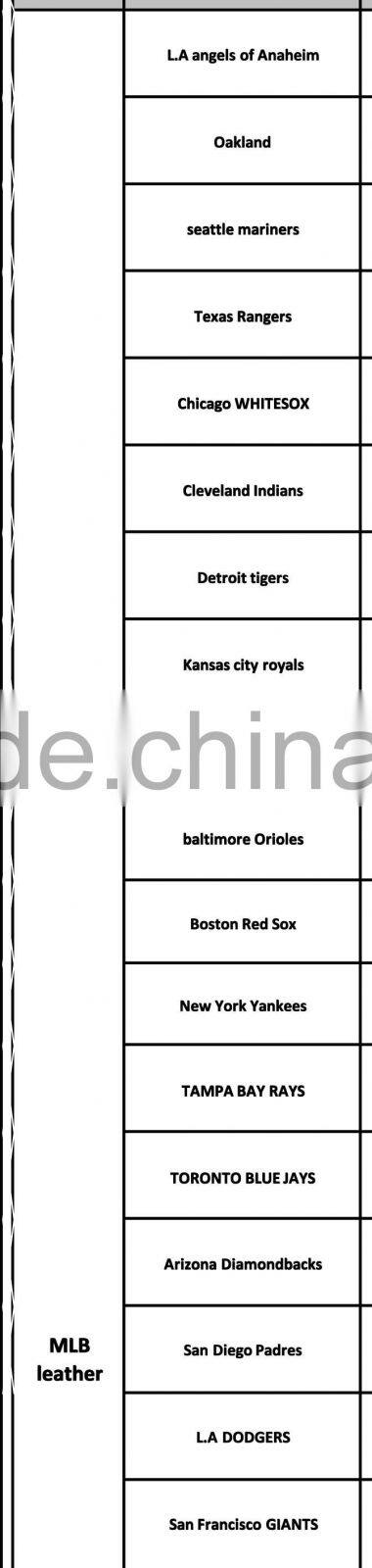 L.A angels of Anaheim Leather Sports bracelet Handwork Bracelet