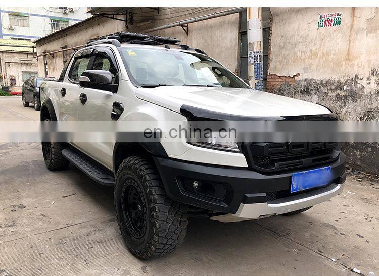 Runde High Quality Car Modification Bodykit With Front Bumper Fog Lamp Wheel Eyebrow For Ford Ranger T7 front bodykit