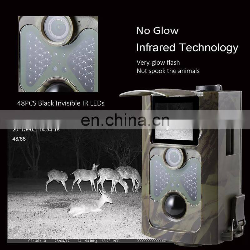 Outdoor Infrared Night Vision Hunting Trail Camera Trap Wildlife Waterproof IP65 24MP 1080P Trap Camera HC-550A