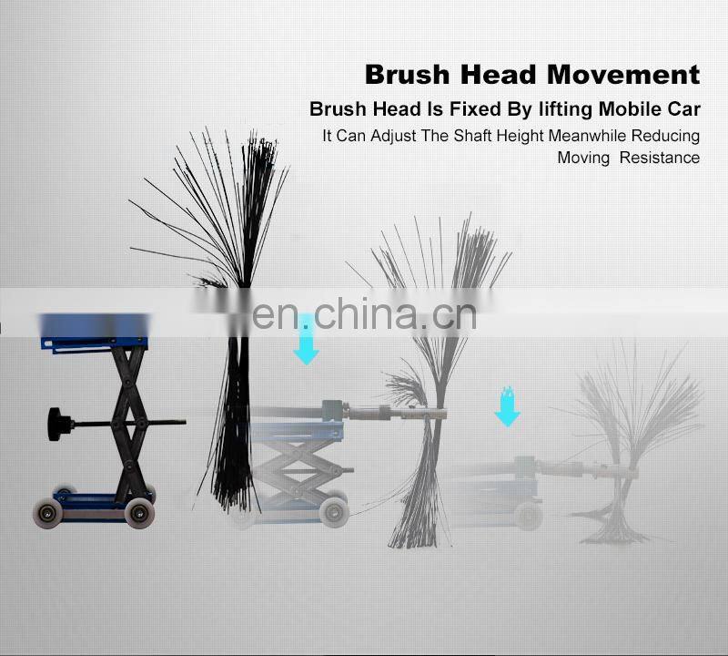 Best Saling 100-500mm Cleaning Height Nylon Brush Air Duct Cleaning Machine