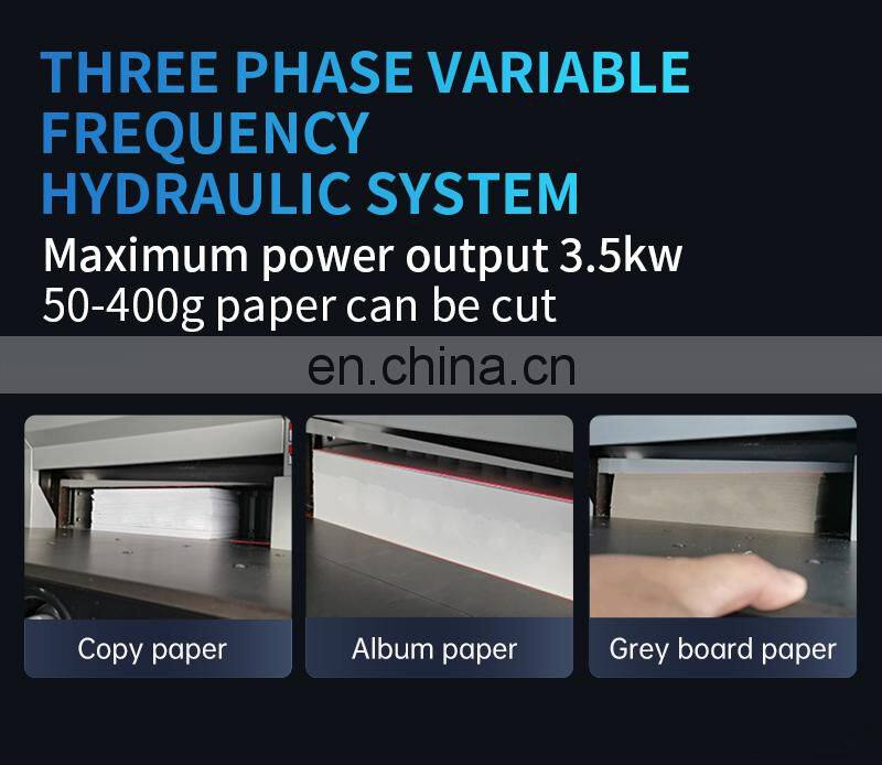 Samsmoon Hot Sale Hydraulic 500Mm Book Paper Overall Rack Cutter Machine Guillotine