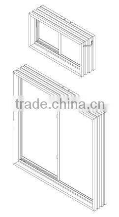 Vinyl Foundation Window