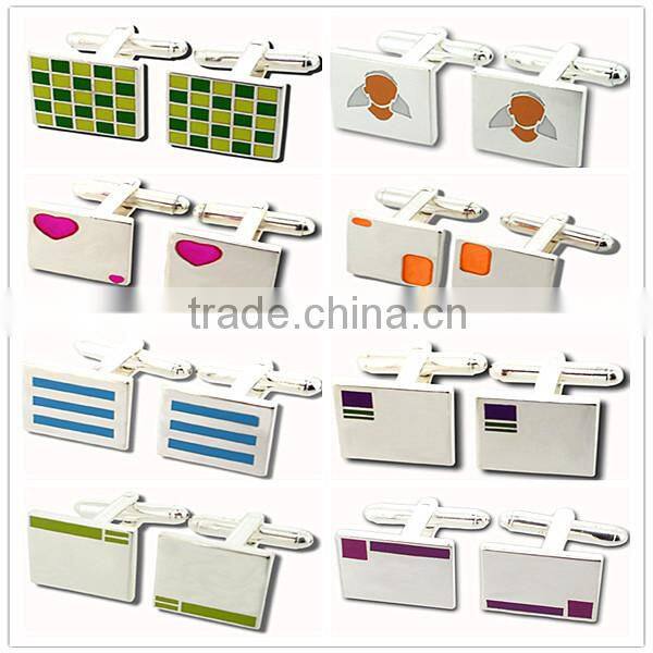 Fashion custom cufflink parts