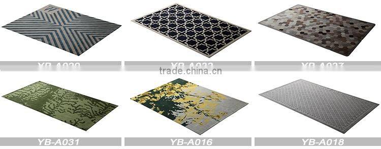 Fashion Design Living Room Polyester Antiflaming 3d Shaggy Tapis Carpets YB-A013