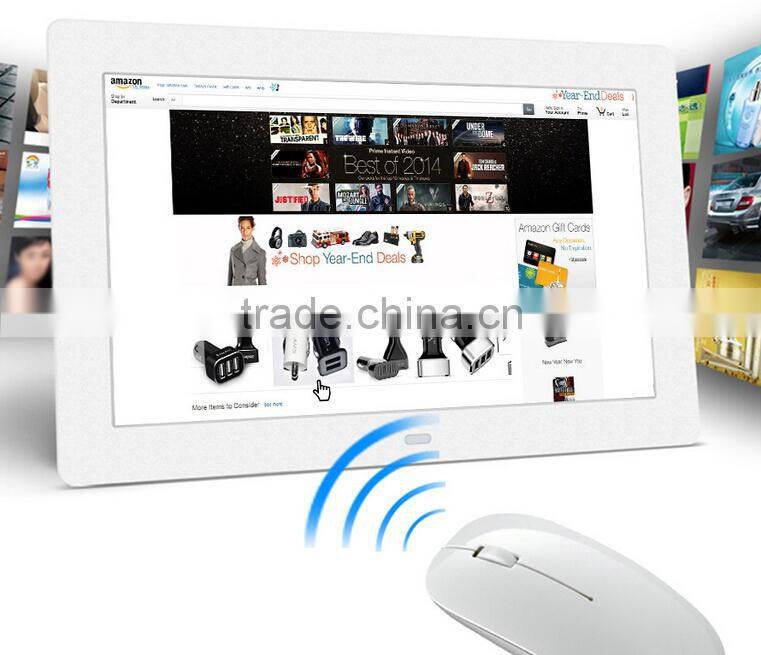 10.1inch WIFI HD TFT-LCD 1024 * 768 Digital Photo Frame Alarm Clock MP3 MP4 Video Player Support for Andorid System