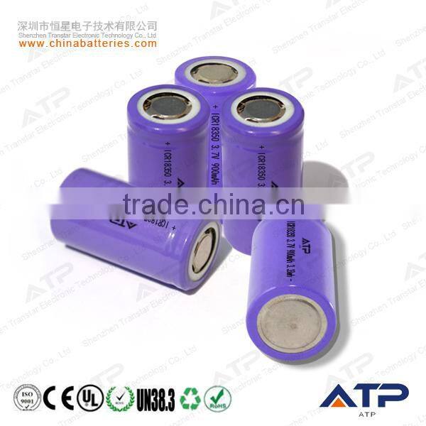 Lowest price 3.7 volt li-ion battery 18350 li ion battery / 18350 lithium ion battery for ego e cigarette