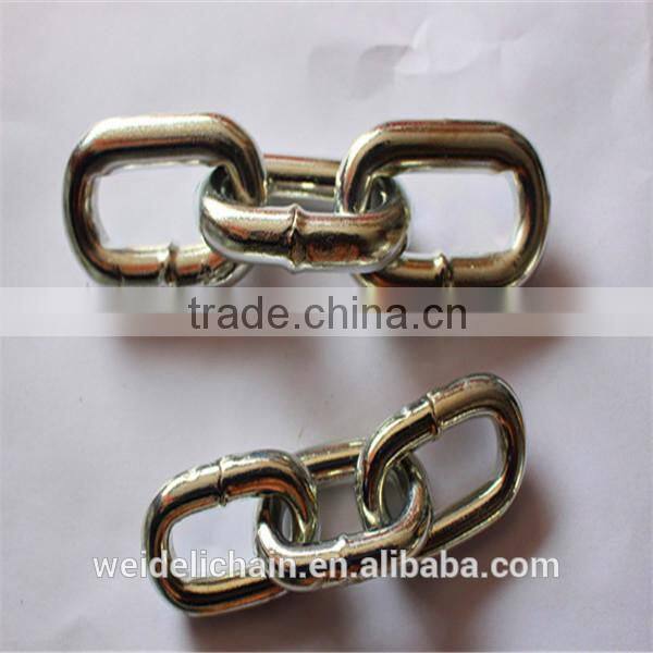 Plastic Reel Packing Welded Din5685 Steel Link Chain