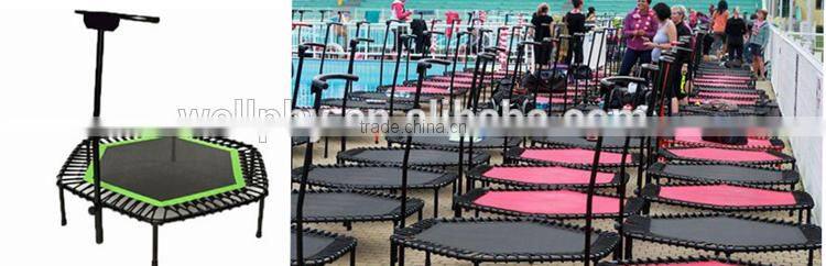 Fitness Commercial Trampoline Hexagonal trampoline Springfree Trampoline
