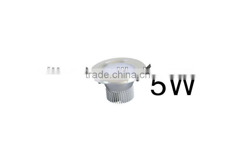 Round Recessed Lumen LED Down Light,15W