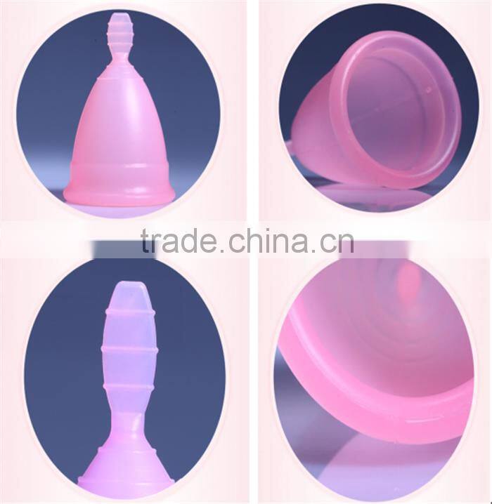 2016 women monthly cup Silicone menstrual cup lady menstruation cup