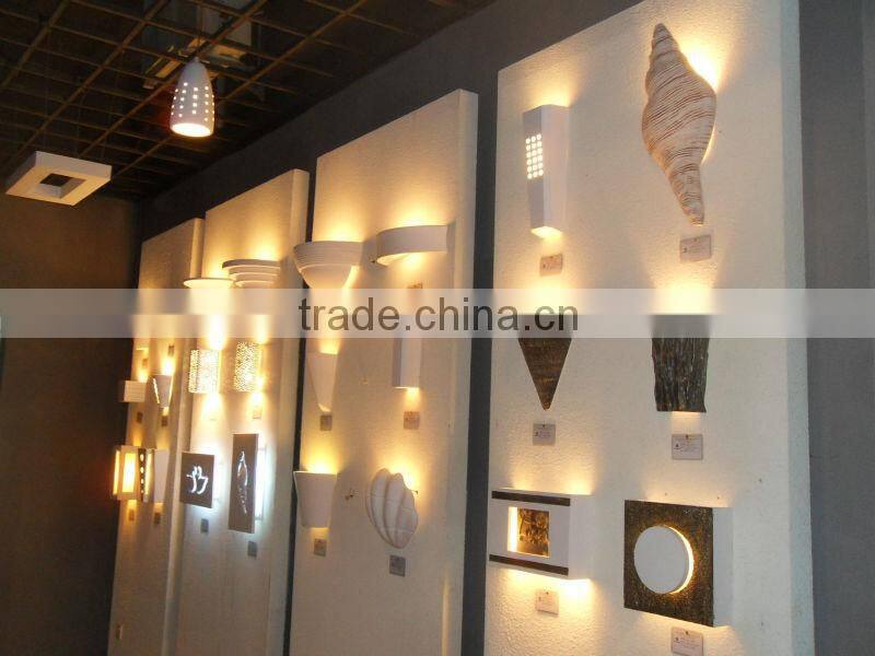 plaster gypsum wall lamp light