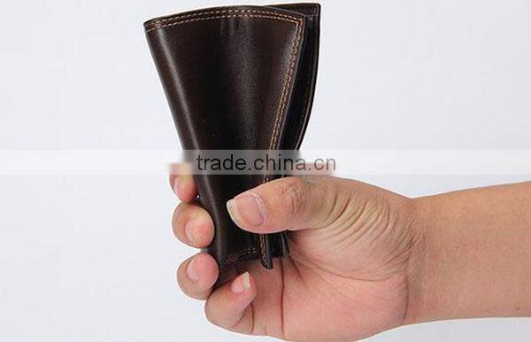 Baellerry Stock Men's soft fine leather wallet men