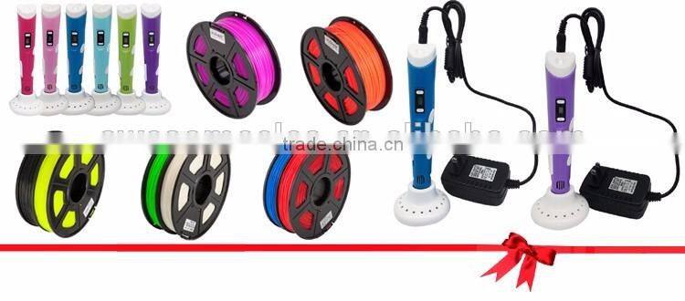 (Top Sale) semi-automatic 3d pen, 3d art DIY pen, Digital 3d pen