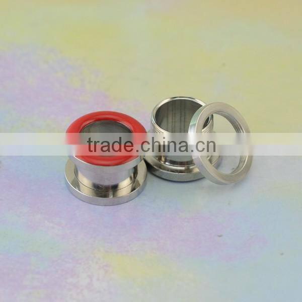 2016 Ear Gauges Expander Stretching Kits Tunnel Plug In Stainless Steel