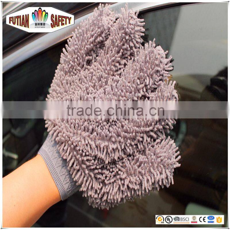 FUTIAN FASHION car cleaning chenille waterproof car wash gloves