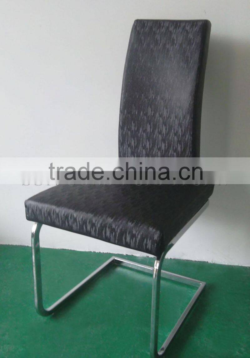 Factory customize modern chrome steel dining chair (SZ-DC082)