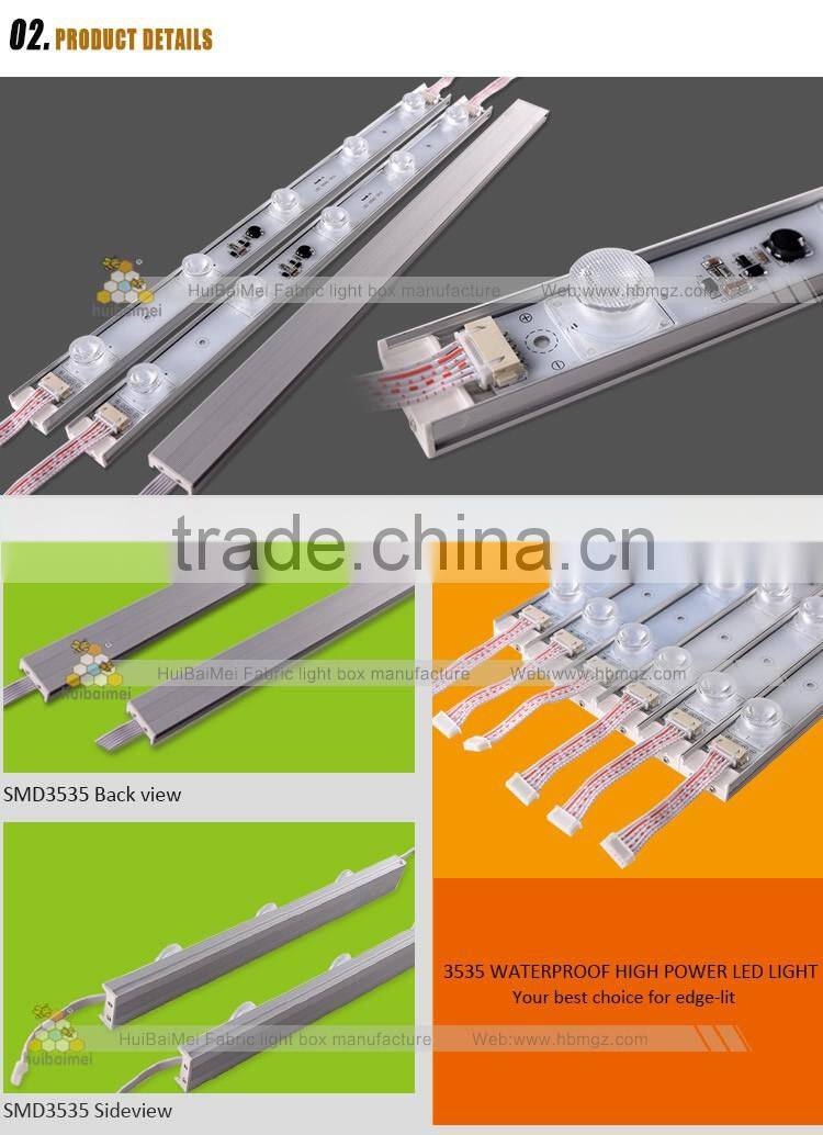 Outdoor LED module 2W edgelight for 10-20cm advertising light boxes