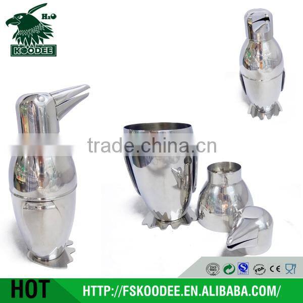 2015 300ml 0.7mm thickness Cocktail Wine Shaker Mix Kit Stainless Steel Bar Tool