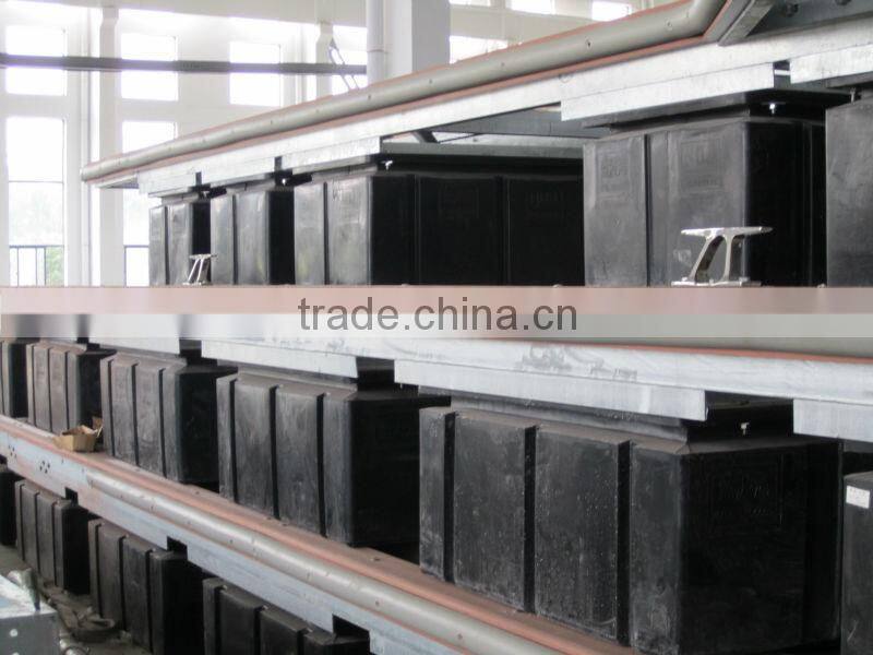 Whole aluminum pontoon floats of hdpe