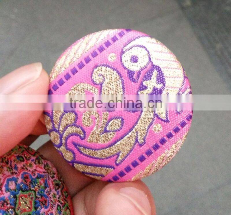 Sedex Audited Factory Fabric Covered Shank Button