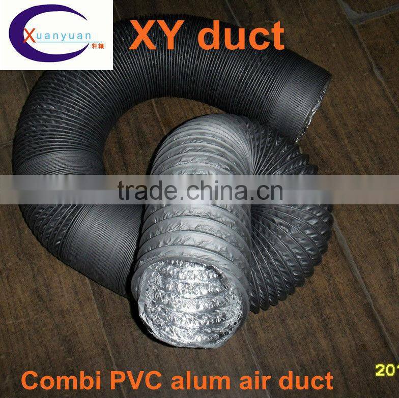 pvc open slot wire duct&Aluminum Foil Coated PVC Flexible Duct