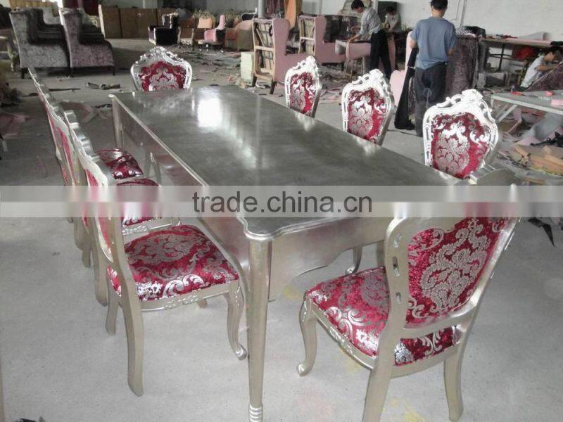 French style royal classical dining room sets D1046