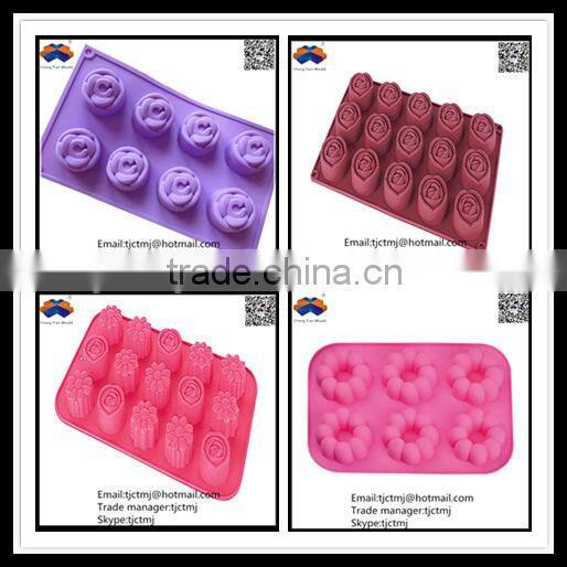 Customized most different shapes Fashionable silicone cake mould
