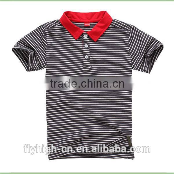 chest embroidery custom cotton kids polo t shirt,polo t shirt for kids