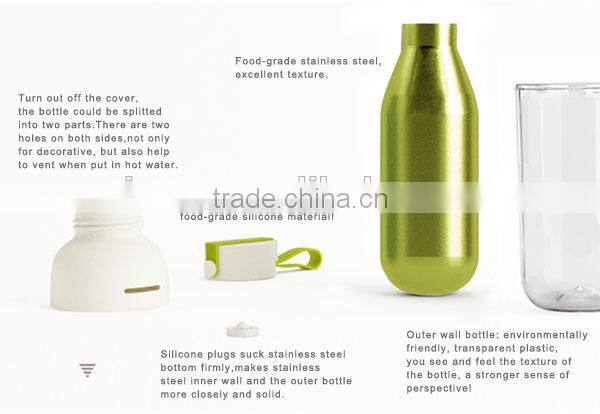 15OZ Double Wall stainless steel travel mug tumbler