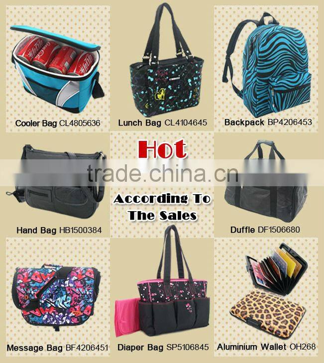 Lady handbag factory wholesale dual purpose designer handbags women's handbag