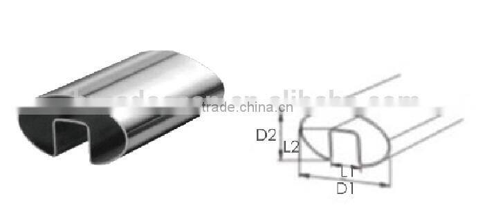 astm stainless steel slot pipe fitting PI-05