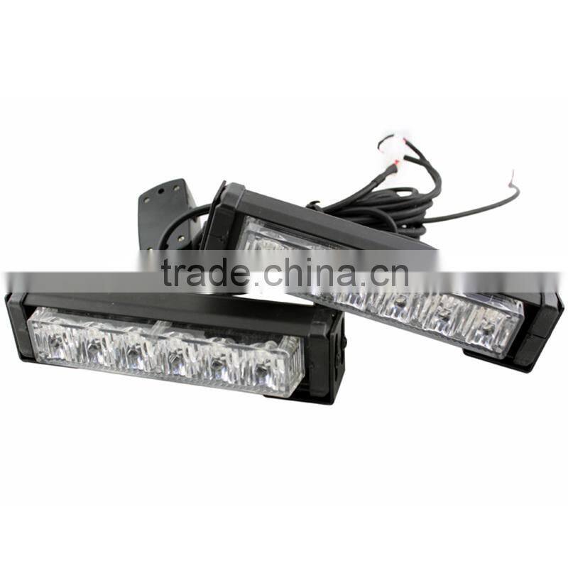 Super Quality Energy Saving High Bright 6SMD Led Bar Table car lamp 12 V led lights Amber Blue Led Strobe Light