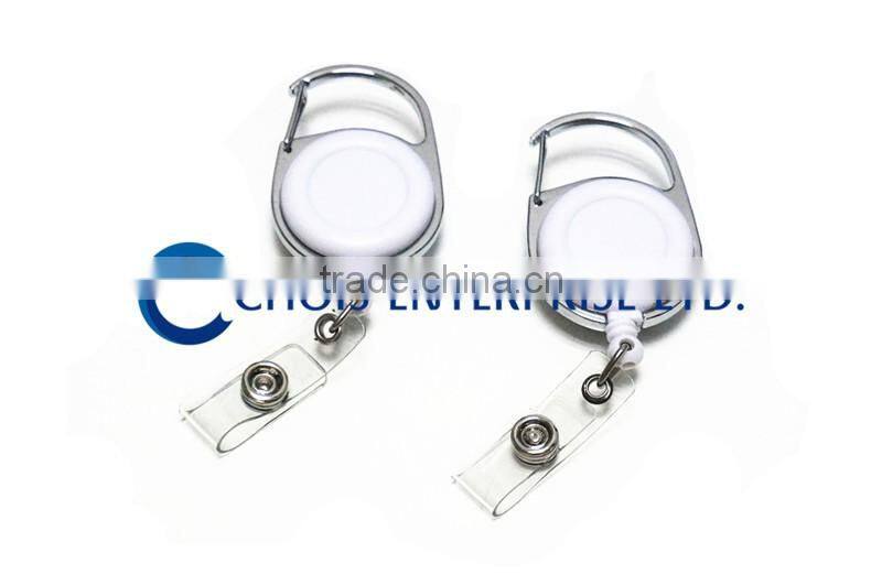 Cheap Custom Retractable Badge Reel with Swivel Alligator Clip