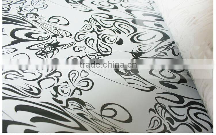 PET Wild Flower Pattern Decorative Film Similar to 3M Window Film