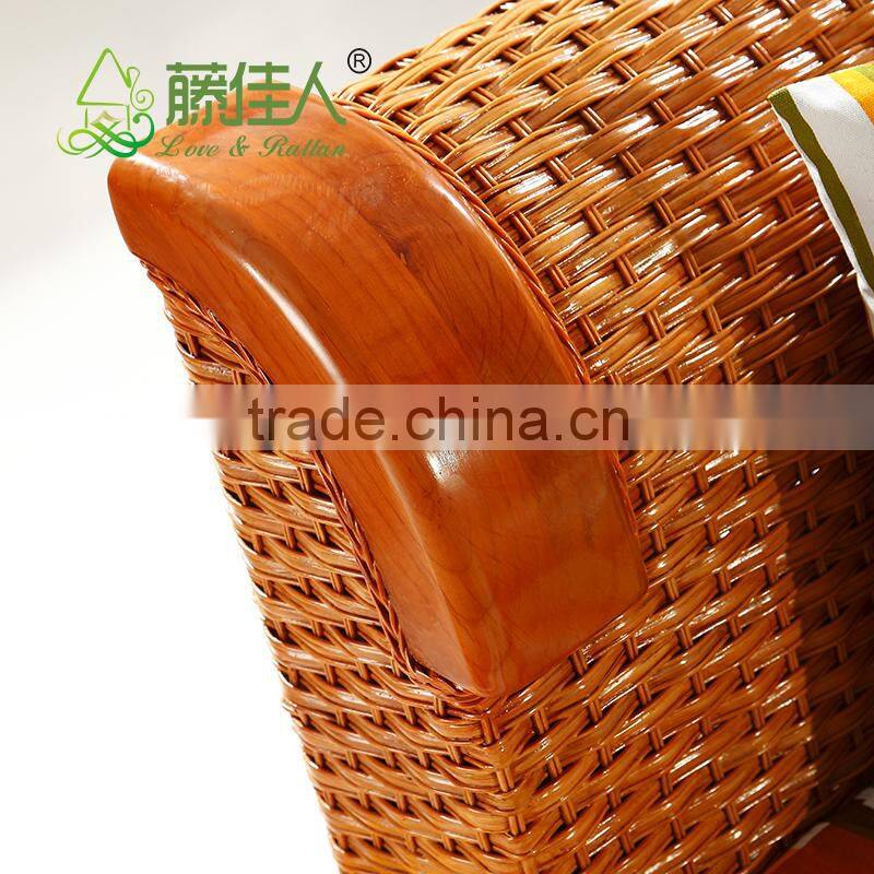High Quality Indoor Vintage Rattan Furniture for salon