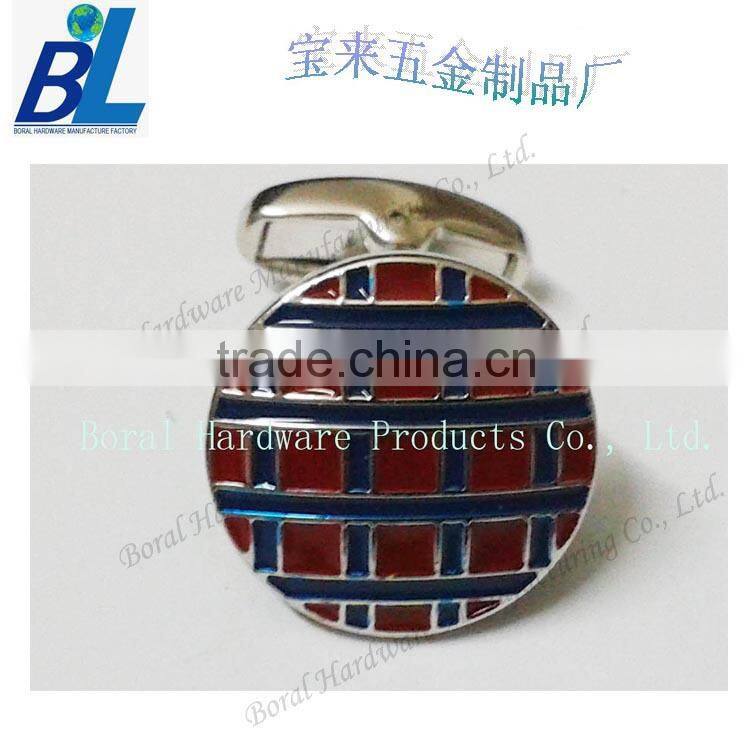 Best promotion gifts of enameled photo cufflinks