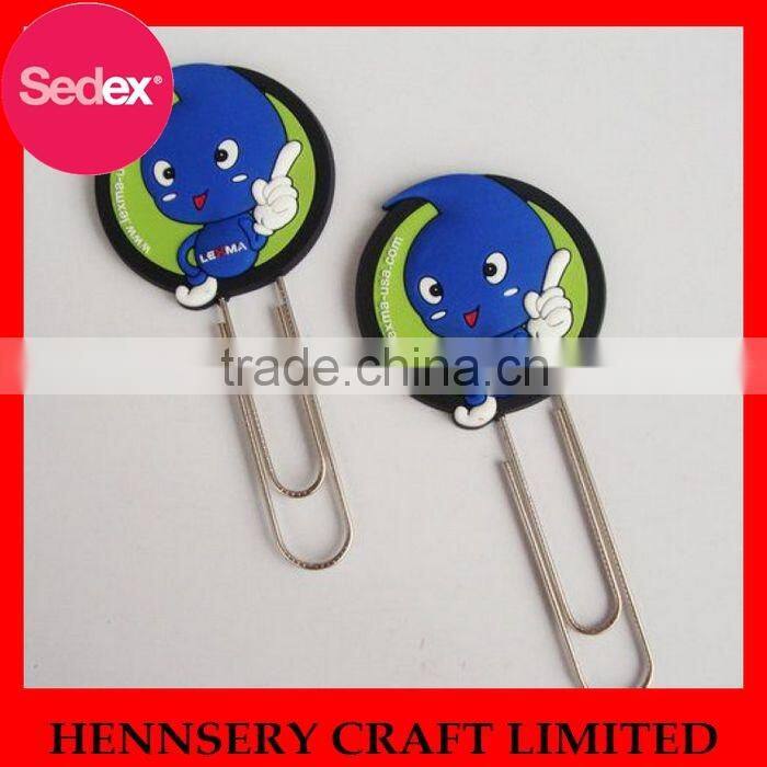 Cute cartoon silicone animal airplane shape paper clips