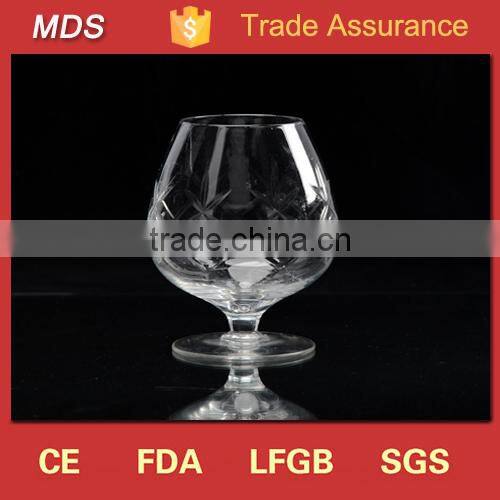 Tall clear stock vase bouquet glass vase