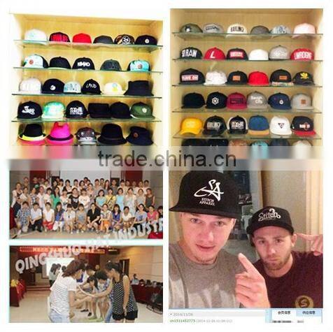 Blank short brim snapback plain hats wholesale