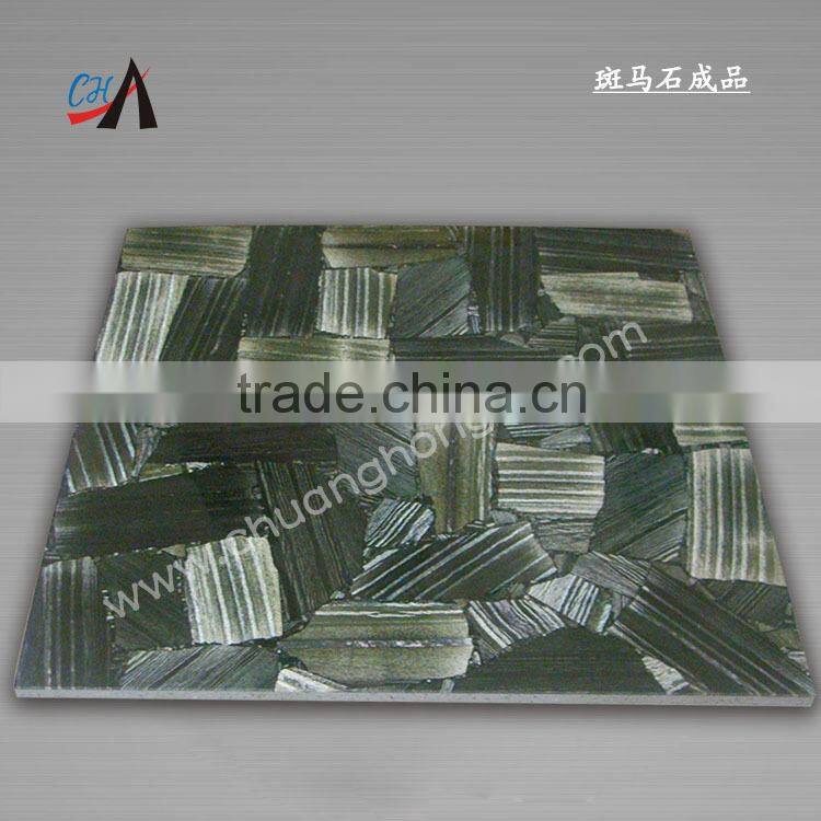 Zebra semi precious stone slab for table top,flooring tile,TV background