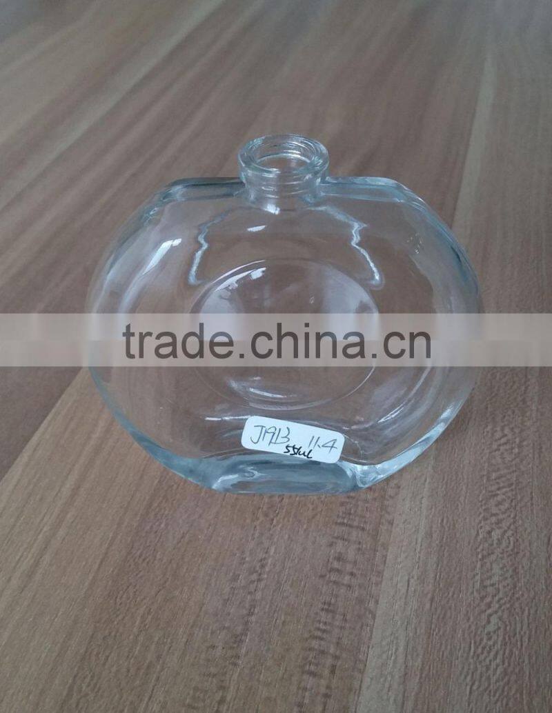 55ml clear empty glass spray perfume bottles with high quality