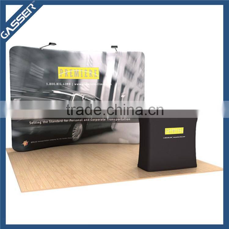 Aluminum folding tension fabric display exhibition stand