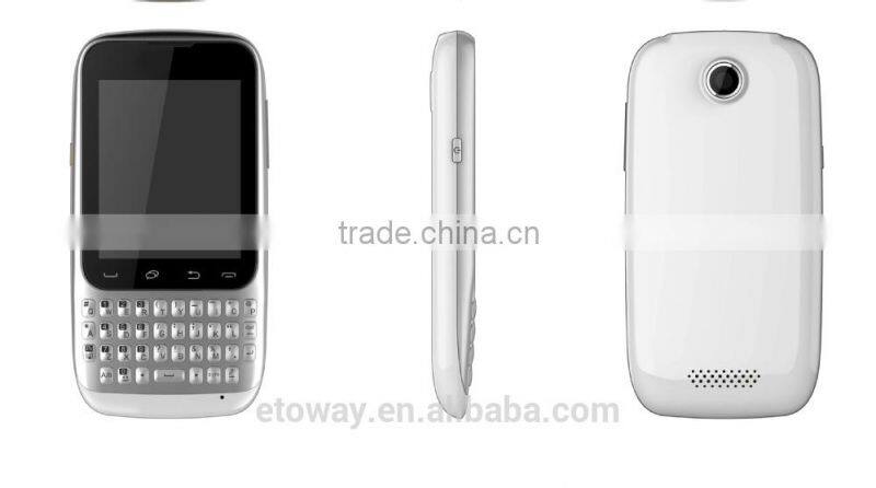 2.8" display bar phone with capacitive touch dual sim qwerty cell phone