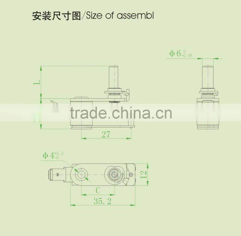 JIATAI appliance bimetal thermostat