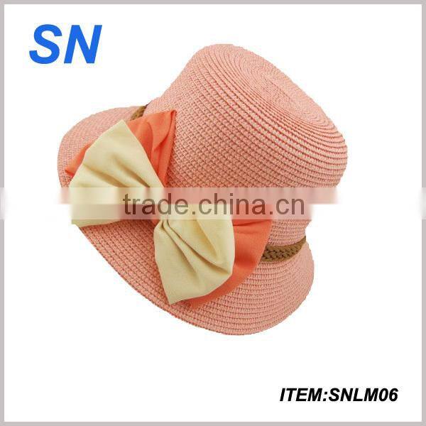 good quality customize girls peru straw hats