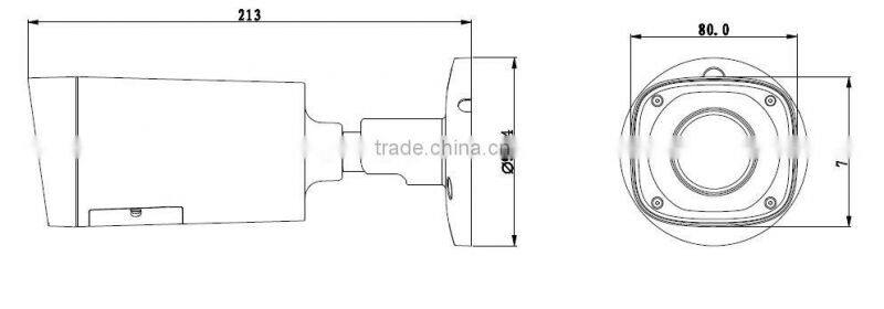 Dahua security video recorder h 264 cctv ahd dvr motorized lens cctv camera