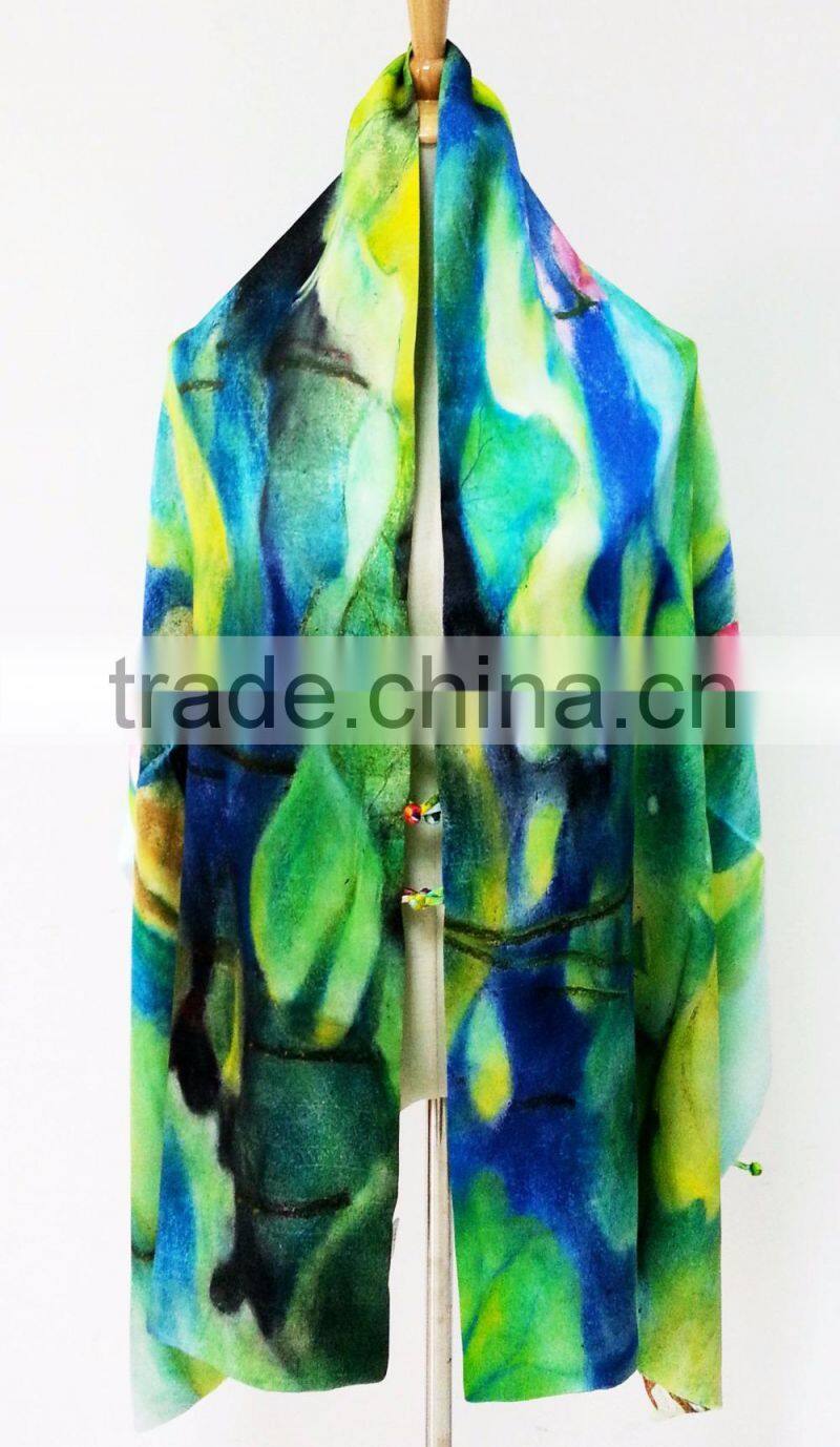 Factory Direct Custom Digital Printed Silk Scarf