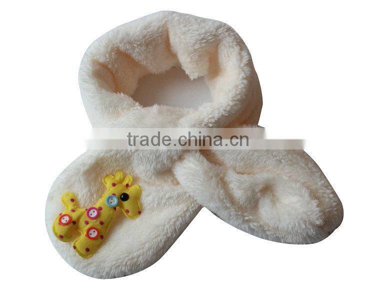 New product high quality fashion Baby fluffy warm scarf WJ-659
