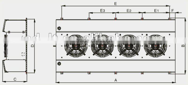 Good Performance Top Quality Air Cooler/Evaporator