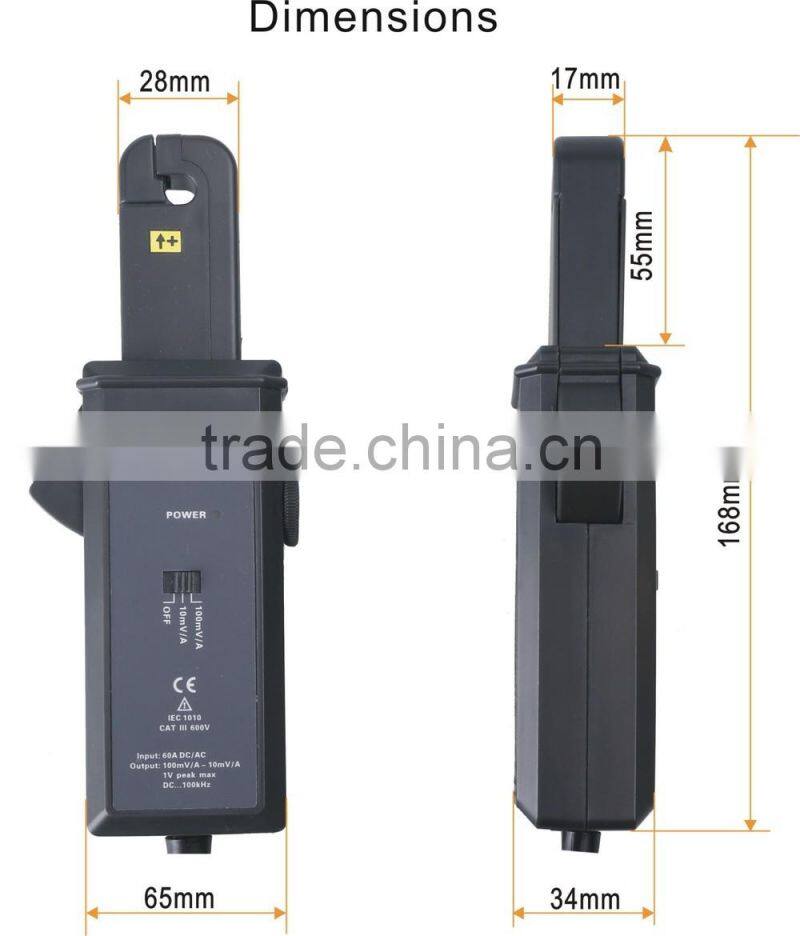 ETCR 007AD AC/DC Clamp Leakage Current Sensor electrical instrument